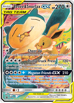 Eevee y Snorlax GX