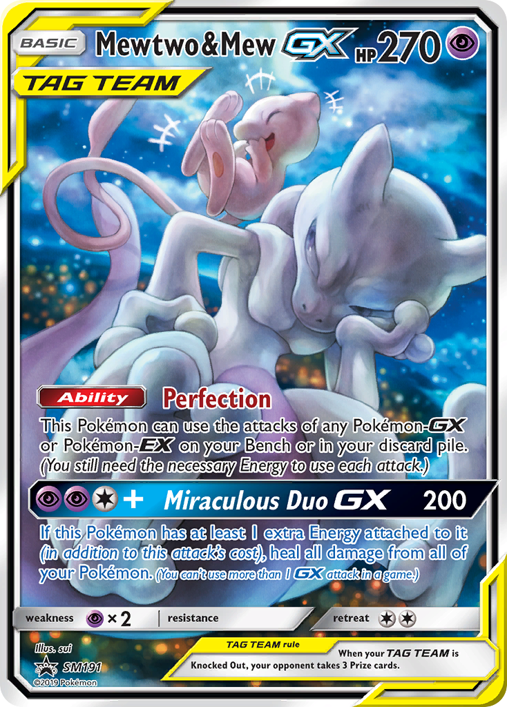 Mewtwo y Mew GX