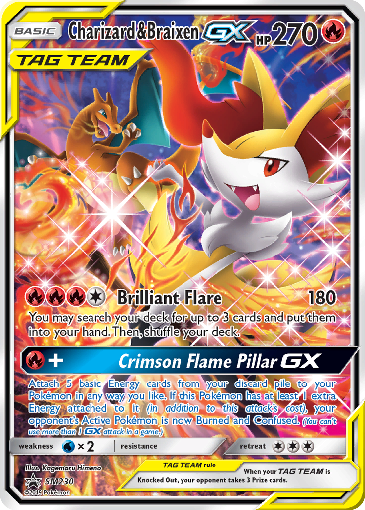 Charizard y Braixen GX