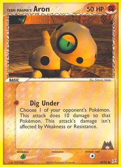Team Magma's Aron