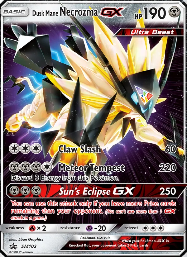 Necrozma Melena Crepuscular GX