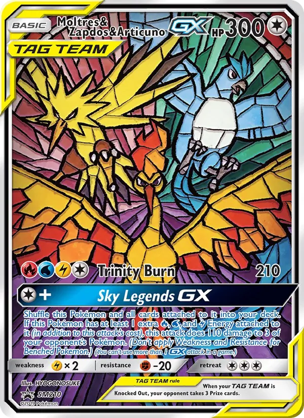 Moltres, Zapdos y Articuno GX