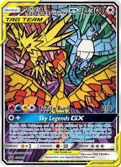 Moltres, Zapdos y Articuno GX