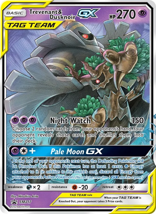 Trevenant y Dusknoir GX