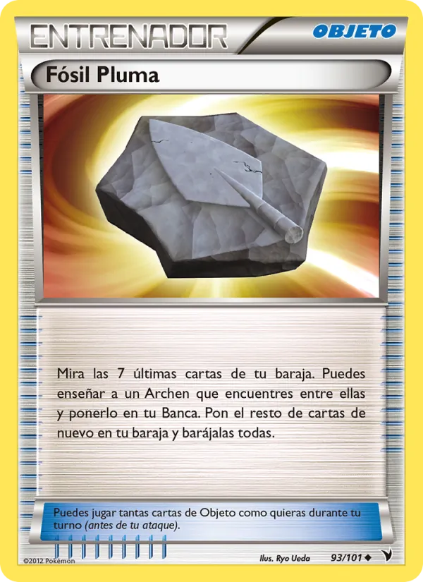 Fósil Pluma
