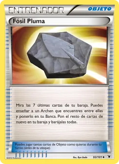 Fósil Pluma