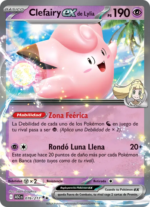 Clefairy ex de Lylia