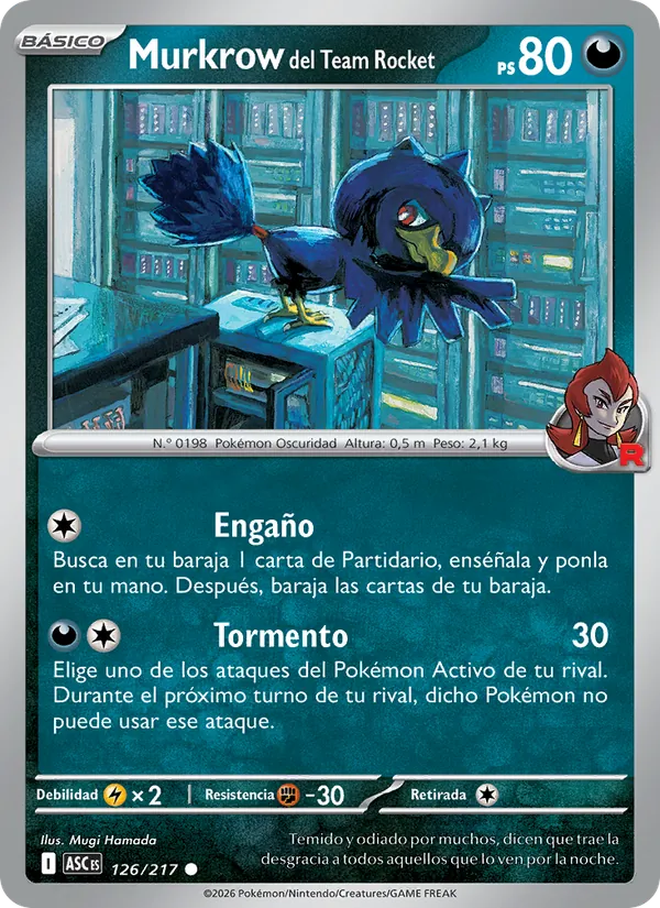 Murkrow del Team Rocket