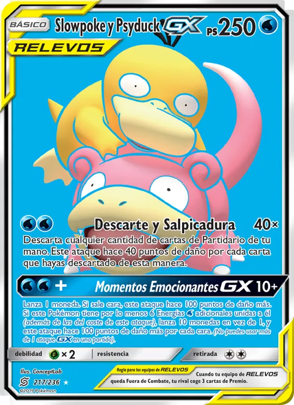 Slowpoke y Psyduck GX