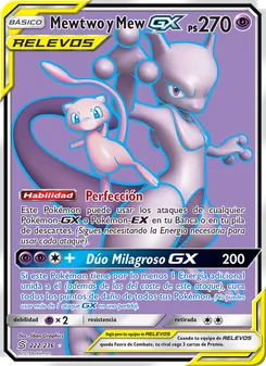 Mewtwo y Mew GX