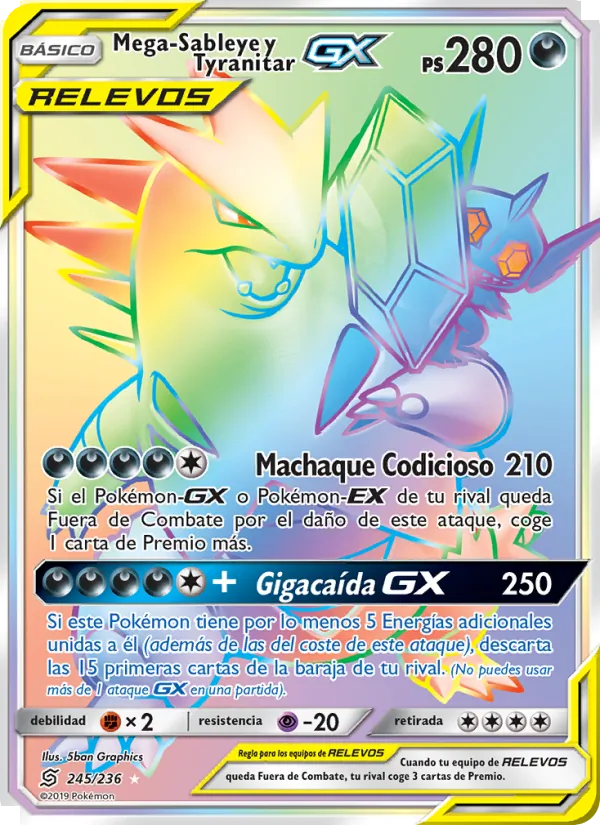 Mega-Sableye y Tyranitar GX