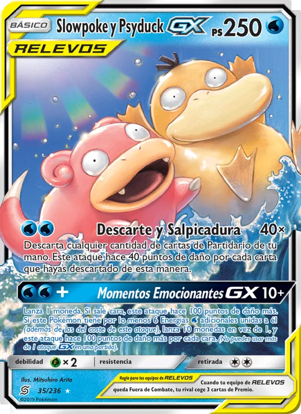 Slowpoke y Psyduck GX