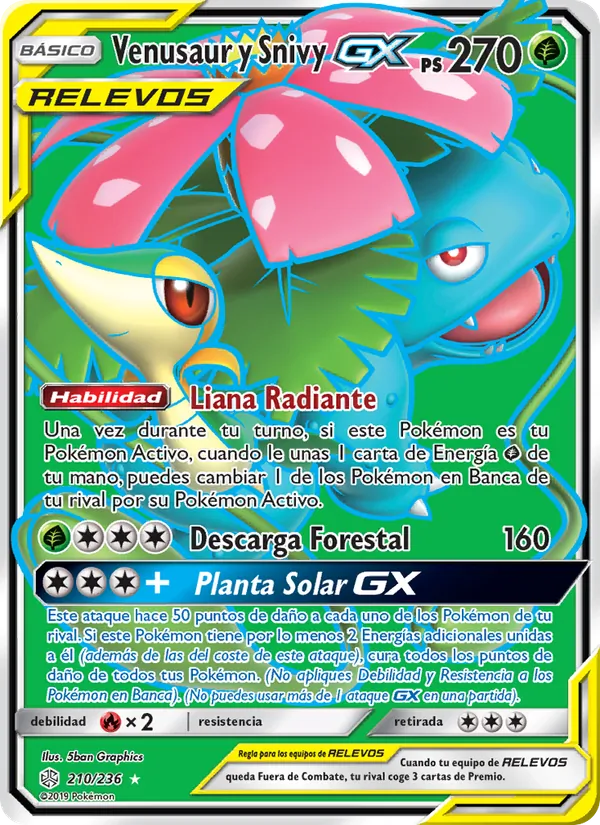 Venusaur y Snivy GX