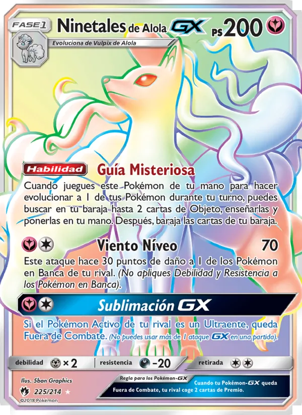 Ninetales de Alola GX