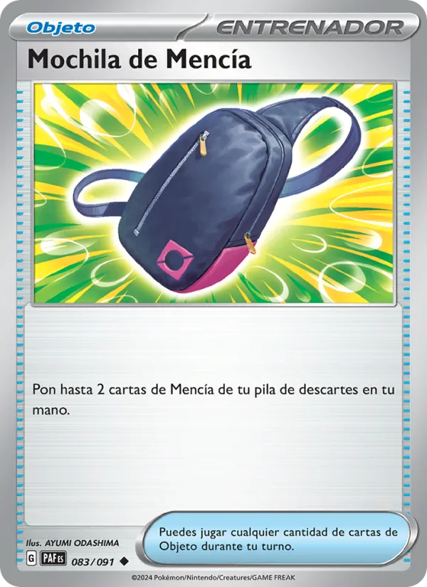 Mochila de Mencía