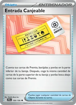 Entrada Canjeable