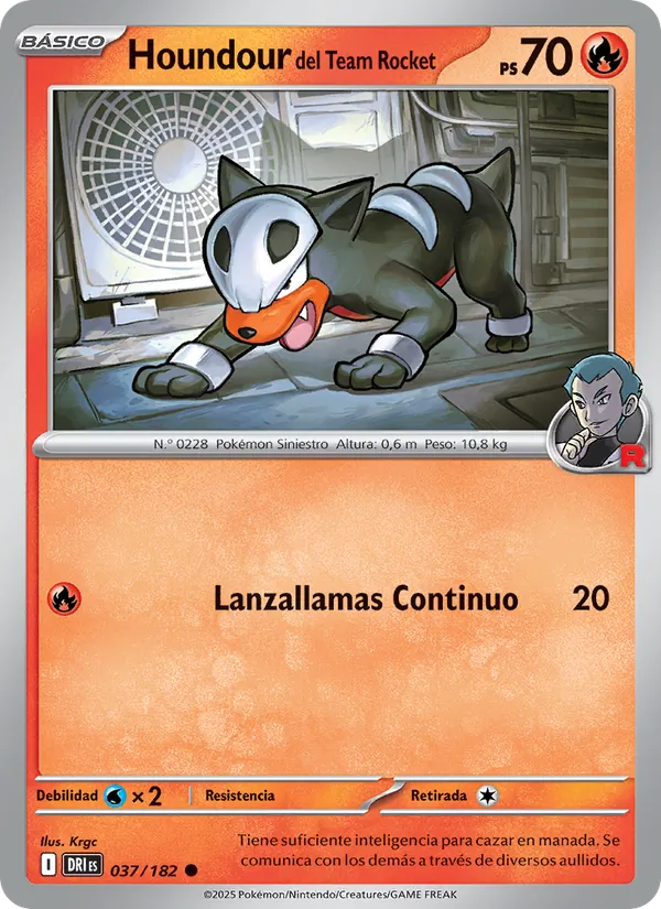 Houndour del Team Rocket