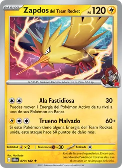 Zapdos del Team Rocket