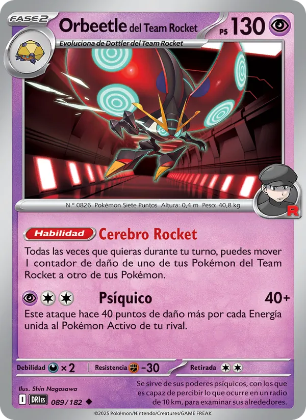 Orbeetle del Team Rocket