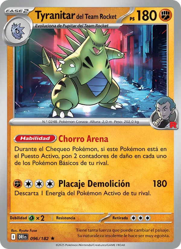 Tyranitar del Team Rocket