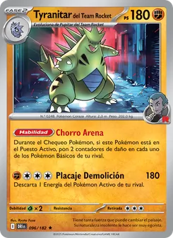 Tyranitar del Team Rocket