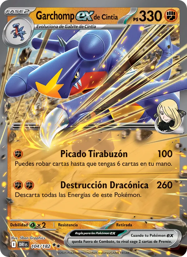 Garchomp ex de Cintia