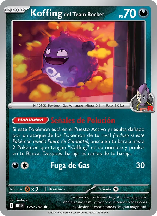 Koffing del Team Rocket
