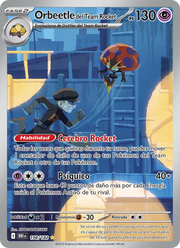 Orbeetle del Team Rocket