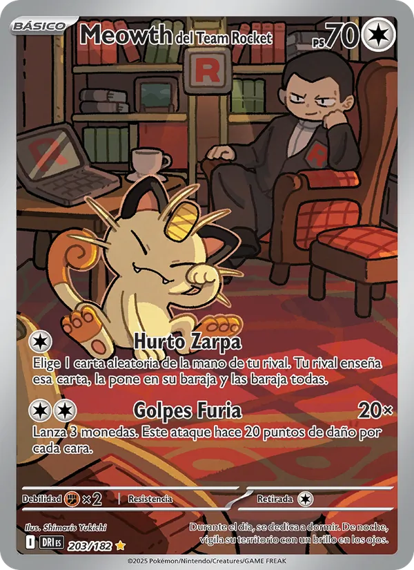 Meowth del Team Rocket
