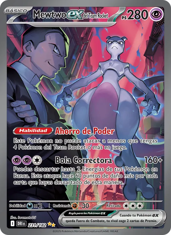 Mewtwo ex del Team Rocket
