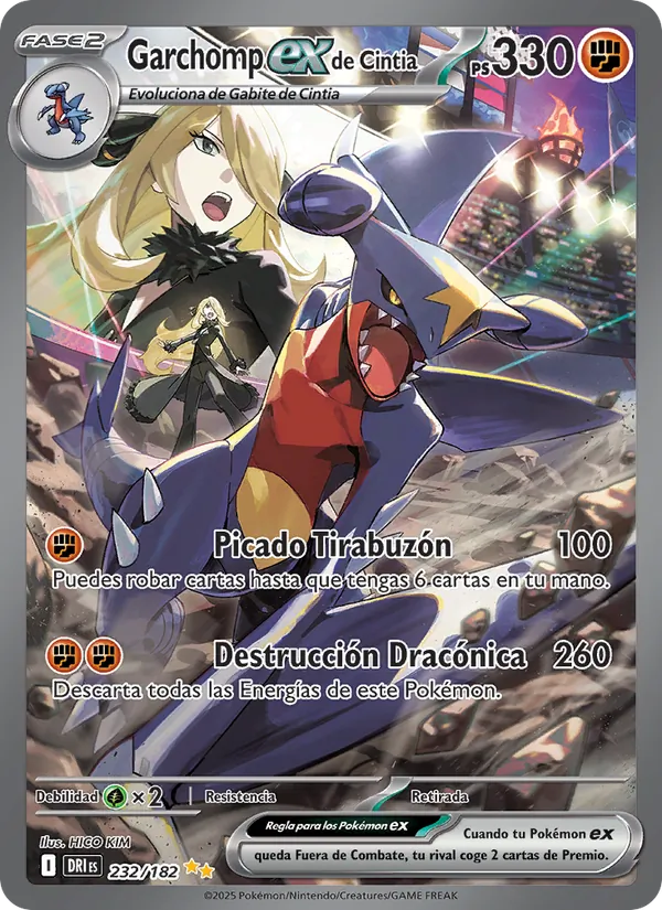 Garchomp ex de Cintia