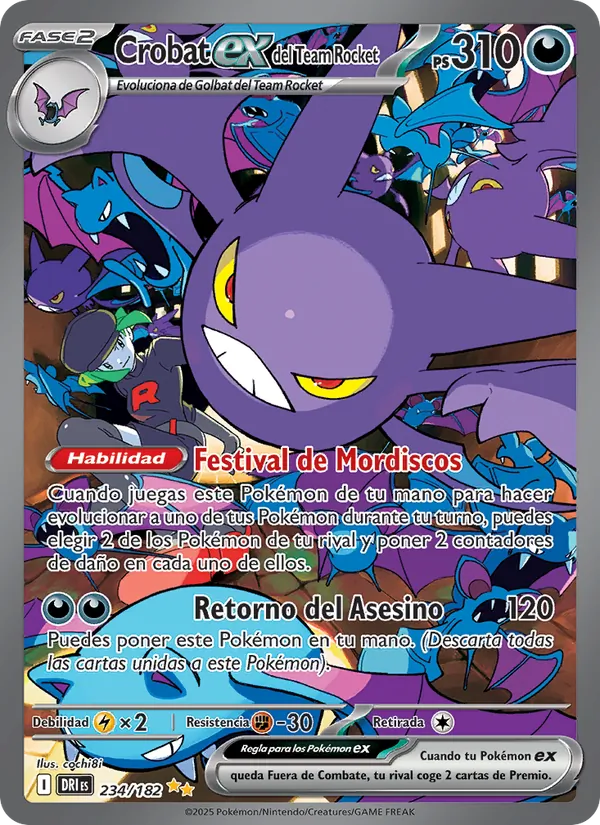 Crobat ex del Team Rocket