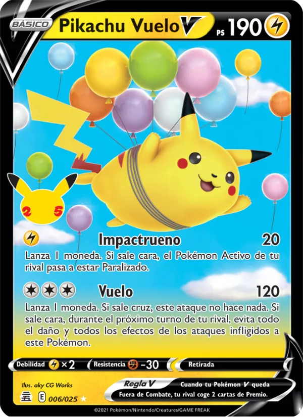 Pikachu Vuelo V