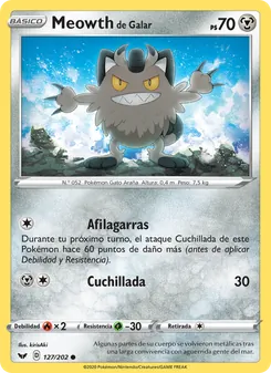 Meowth de Galar