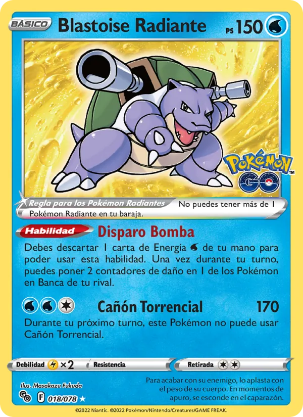 Blastoise Radiante