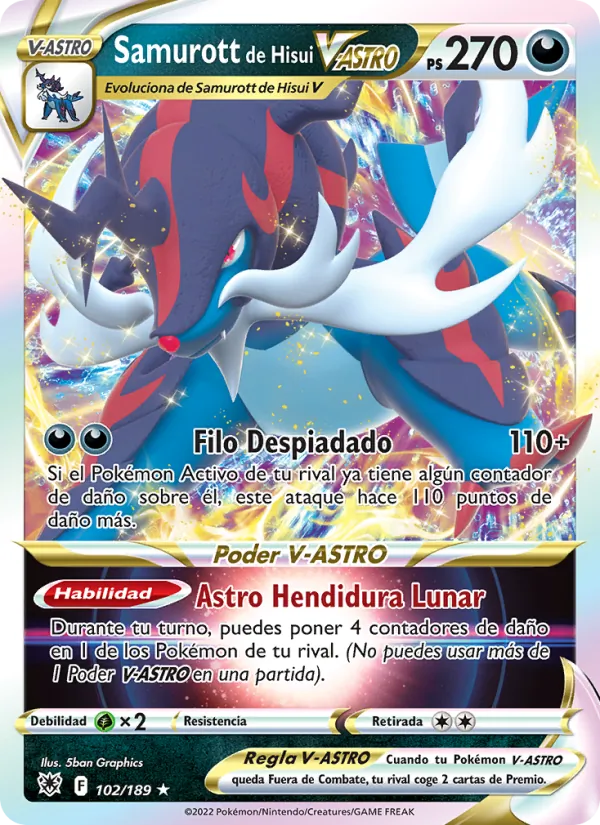 Samurott de Hisui V-ASTRO