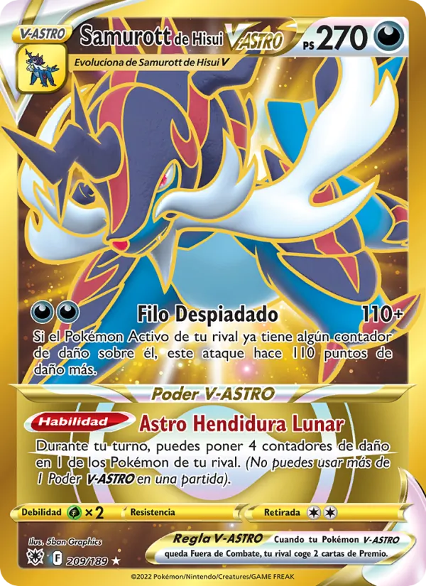 Samurott de Hisui V-ASTRO