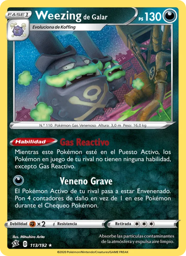 Weezing de Galar