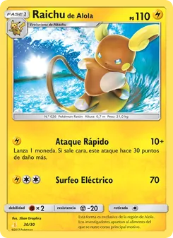Raichu de Alola