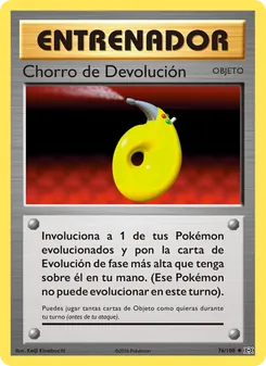 Chorro de Devolución