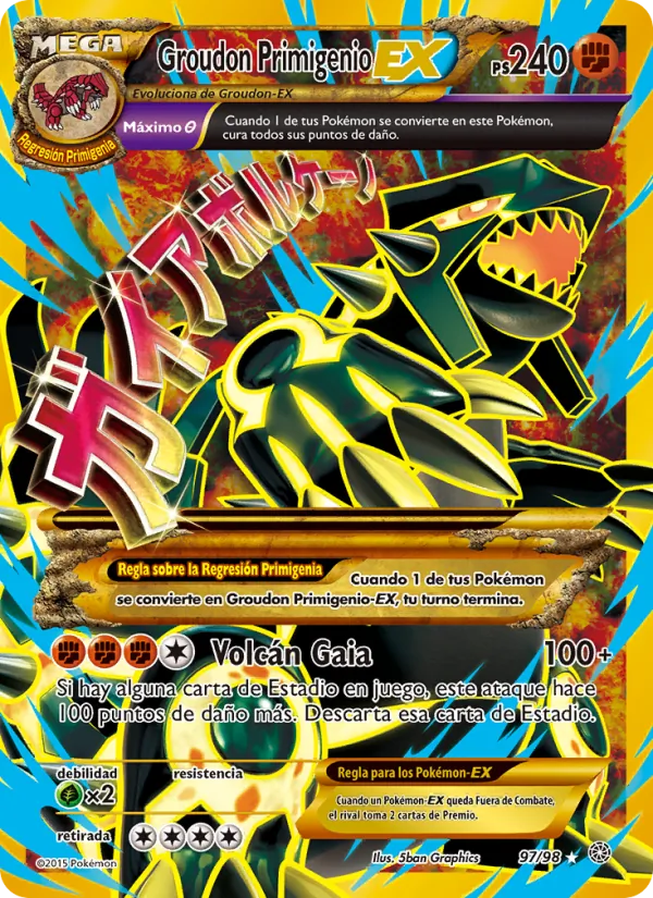 Groudon Primigenio EX
