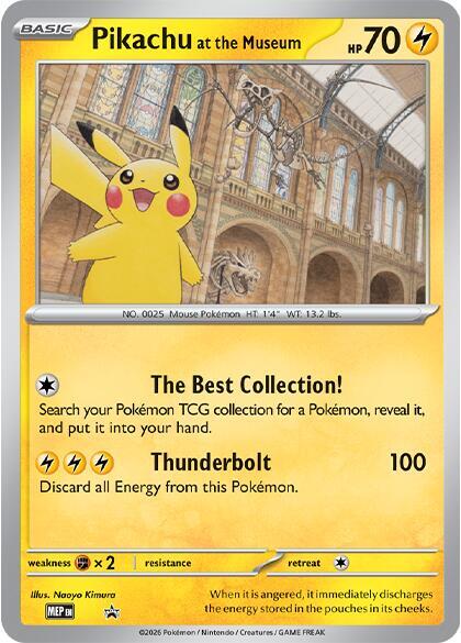 Pikachu at the Museum